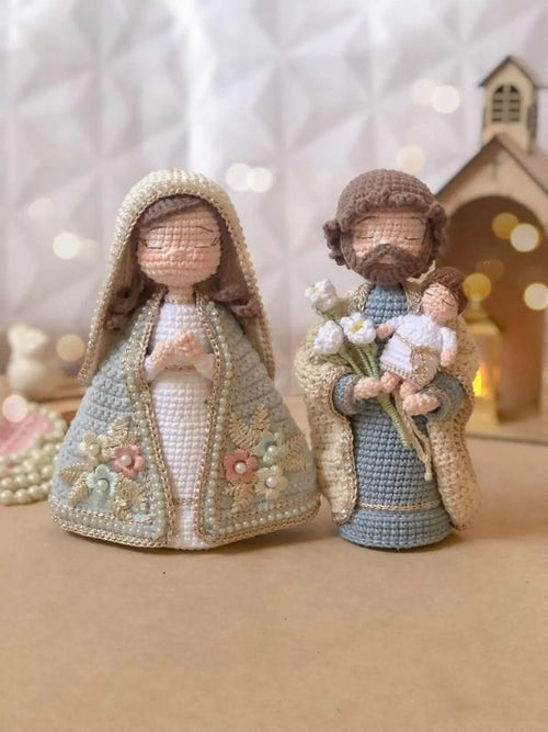 Sagrada Família Maria, José e o Menino Jesus | 22cm