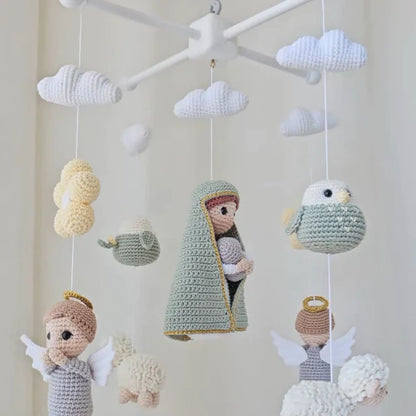 Móbile de Fé | Nossa Senhora e o Menino Jesus - 16 PEÇAS