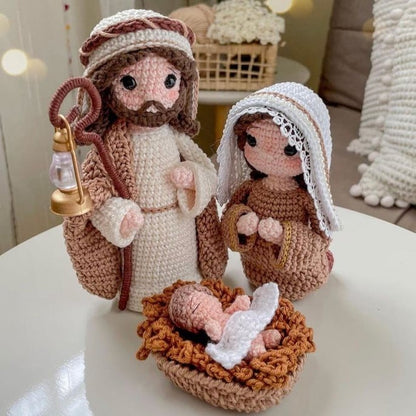 Presépio Sagrado | O Amor que Nasceu em Belém - 12 Itens