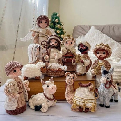 Presépio Sagrado | O Amor que Nasceu em Belém - 12 Itens